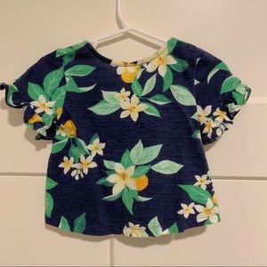 Old Navy Bell Sleeve Floral Blouse